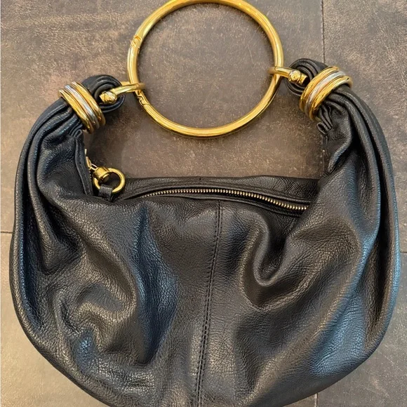 Chloe Bracelet Bag Mini:  Black Calfskin - Picture 2 of 7